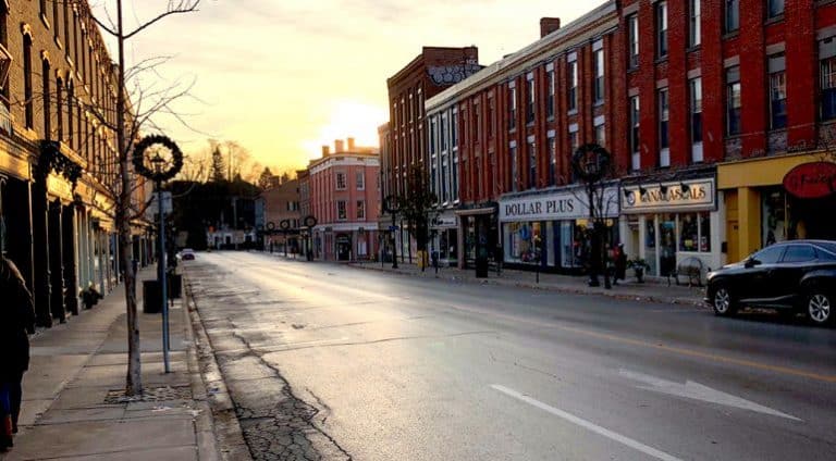 Street view of Port Hope