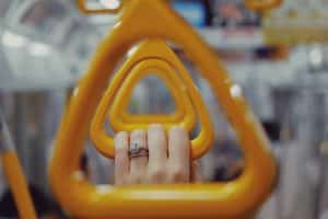 Inside a train_hand rest